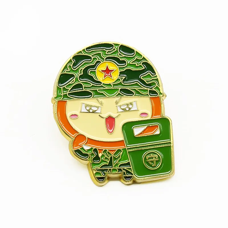 Custom Logo Badge Enamel Promotional Advertising Metal Badge