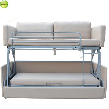 Iron cum sofa, canada wrought fabric sofa with wooden frame