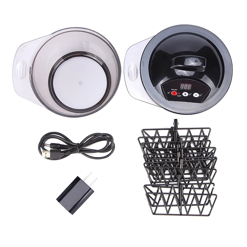 Hair Color Bowl Color Mixing USB Bowls Professional Dyeing Coloring Tool Kit