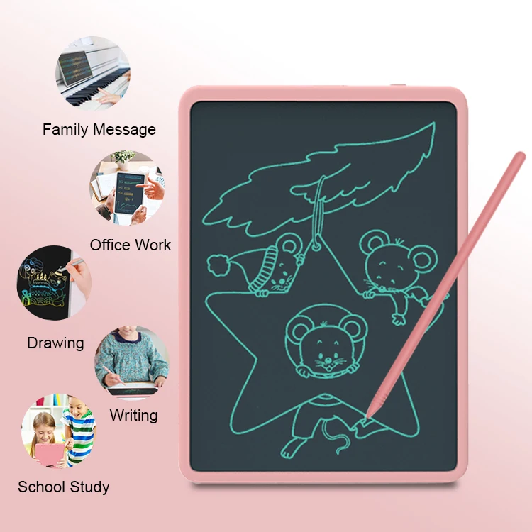 11 Inch Colorful Big Screen Doodle School Educational Electronic Drawing Board Office Message With Pen Lcd Writing Tablet