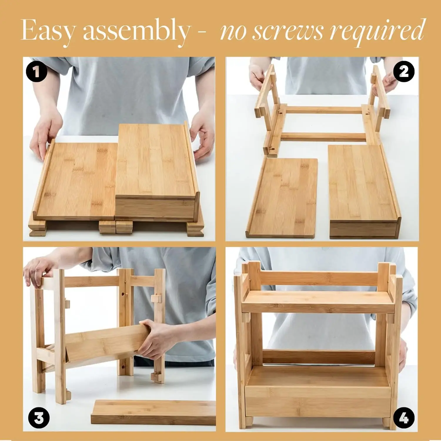 Bathroom Counter Organizer Shelf with Drawer Cosmetic and Vanity Perfume Storage Vanity Perfume and Cosmetic Organizer Shelf