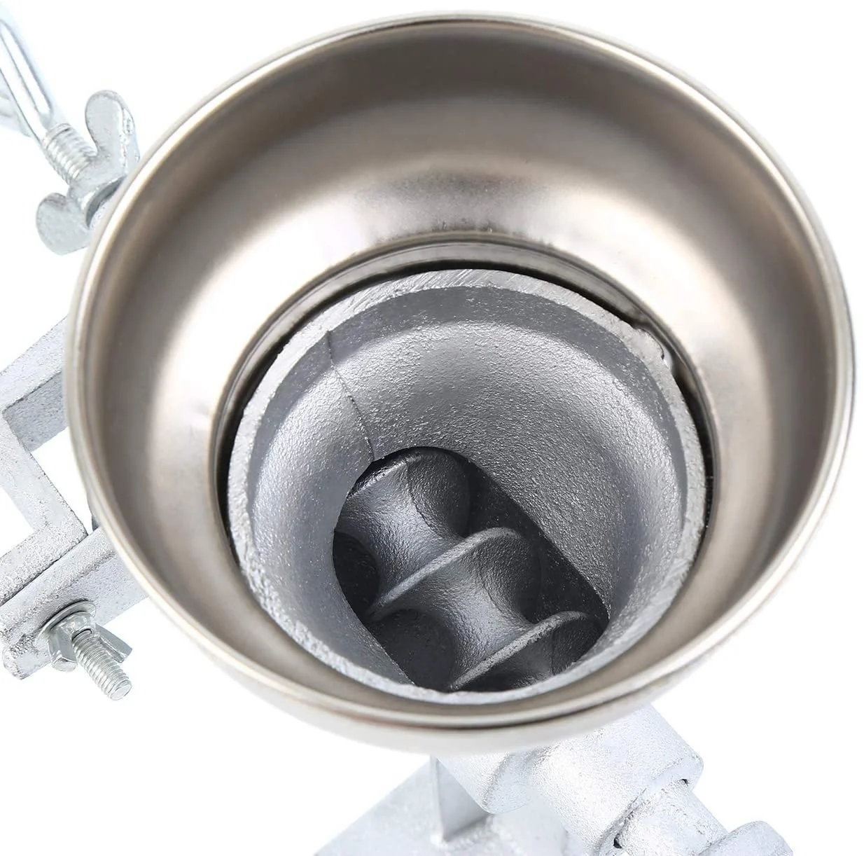 500# Hand Crank Manual Coffee Corn Grinder with Low Hopper