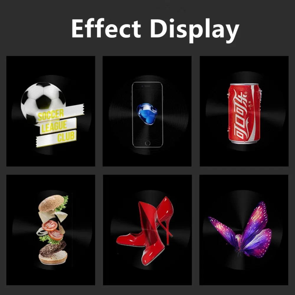 180cm 3D Hologram Lamp Fan Advertising Display Projector with WiFi Big Size Holographic Player Real 3D Effect Display Machine