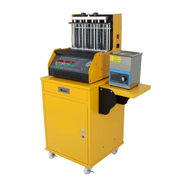 6 cylinders Fuel Injector Analyzer cleaning machine