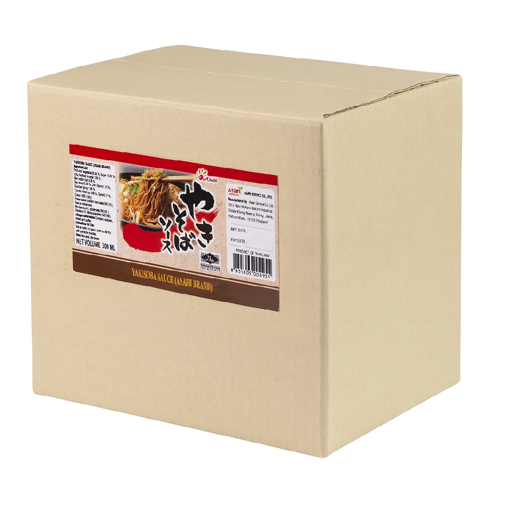 Premium Little Our And Little sweet Taste Japanese Yakisoba  Sauce 300ml in PET Bottle Packaging