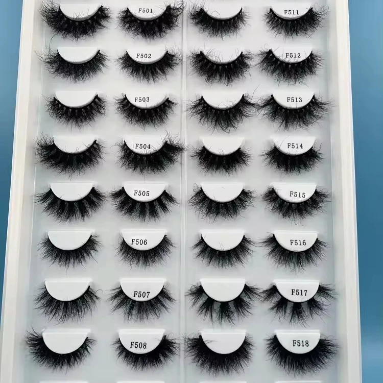 Wholesale 15mm Natural False Eyelashes 3D Layered Effect Real Siberian Mink Fur Fake Eyelashes Handmade Strip Eyelashes Reusable