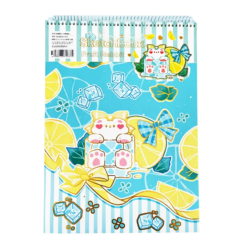 factory school girls cartoon spiral 8K notebook sketch book drawing books  for  students