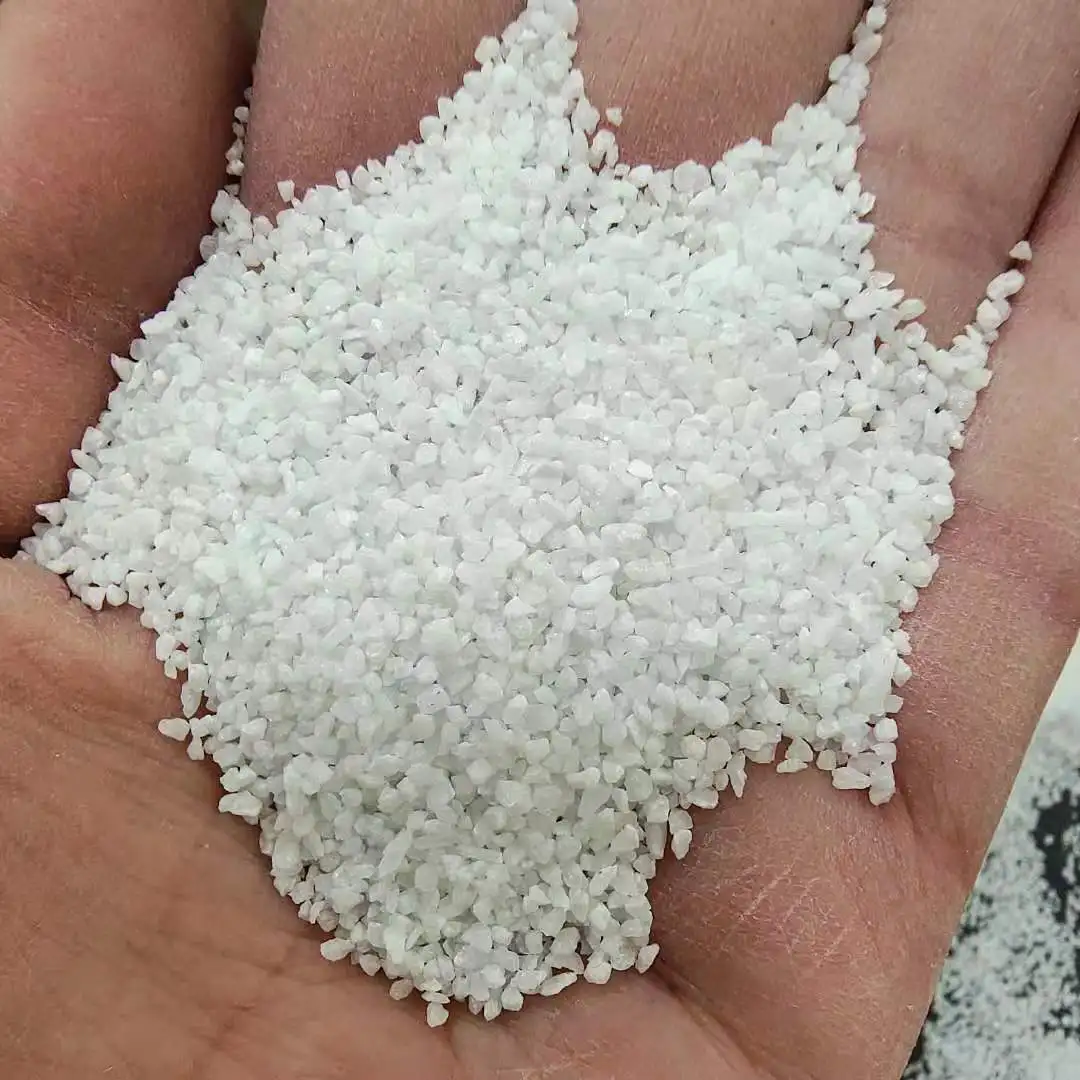 Quartz sand filter material for sewage treatment   Sand blasting and rust removal quartz sand