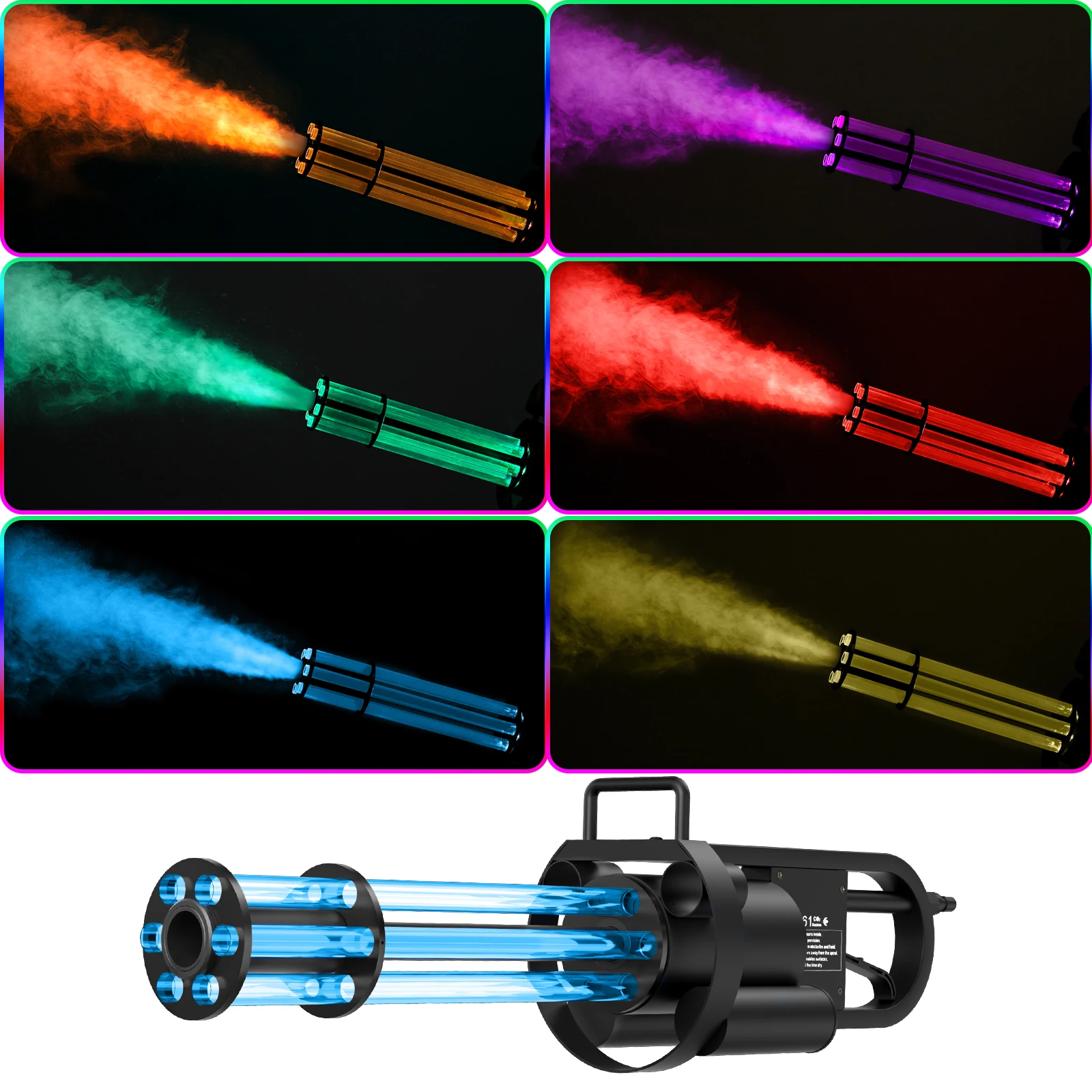 Professional Stage Equipment Machine Co2 Jet Gun Handhold Gatling Fog Gun For Nightclub Bar Dj Party Smoke Effect Machine