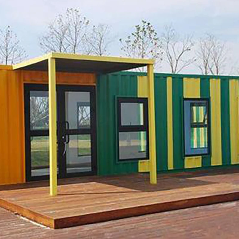 Customized container houses for employee rest areas home container house 20 ft x 30ft heshi