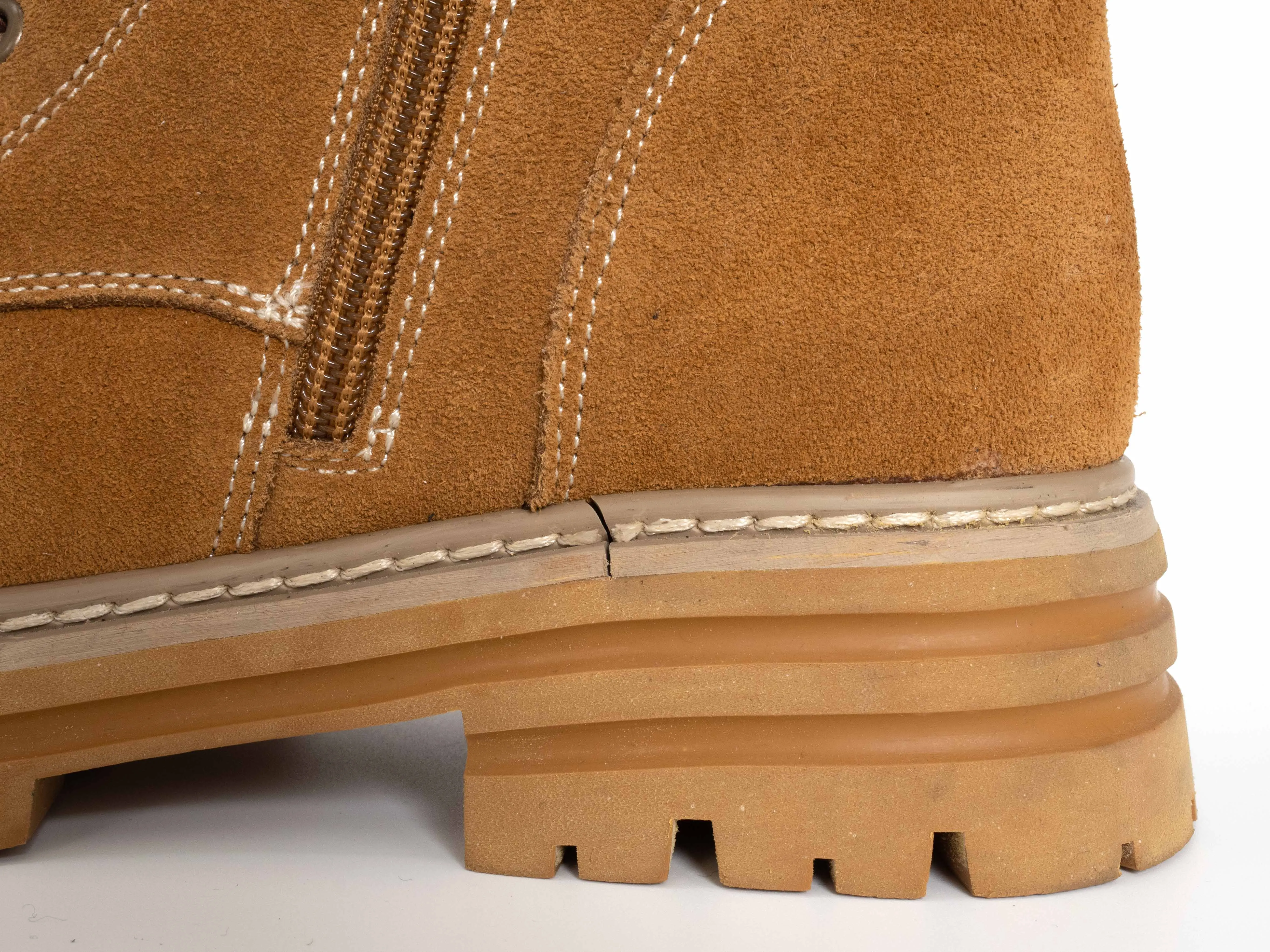 YZY wholesale OEM women Khaki Cow suede Timber-style ankle martin shoes and boots