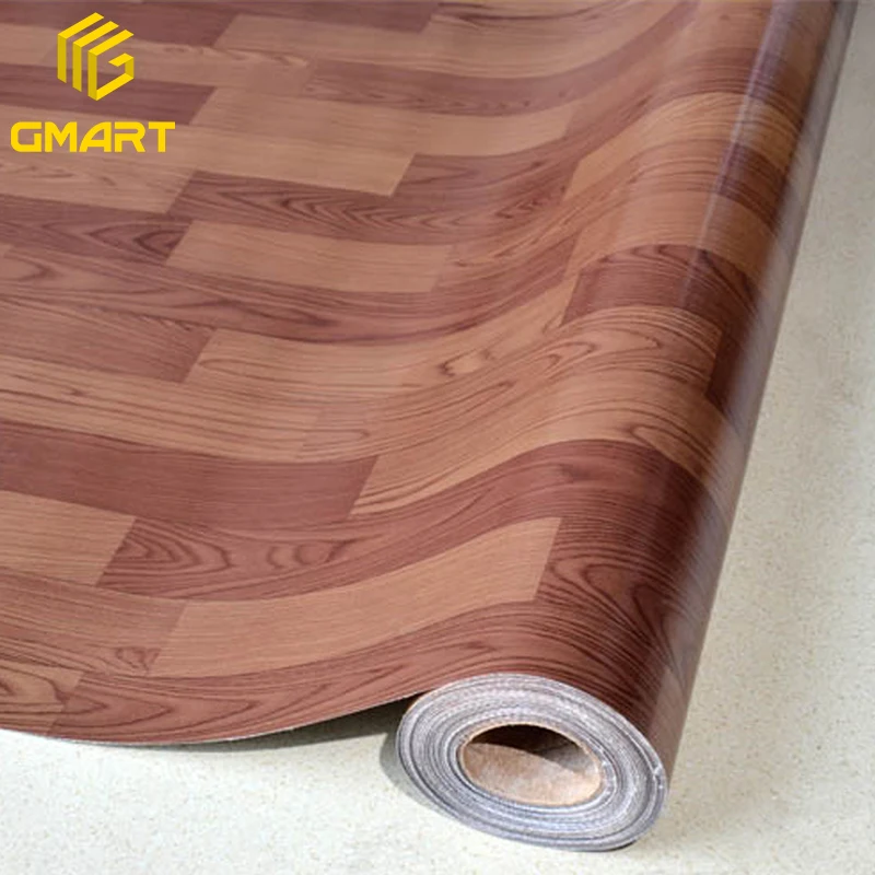 Наклейка Gmart низкая цена 0 35 мм самодельный линолеум ПВХ коврик для автобуса противоскользящий виниловый баскетбольный настил