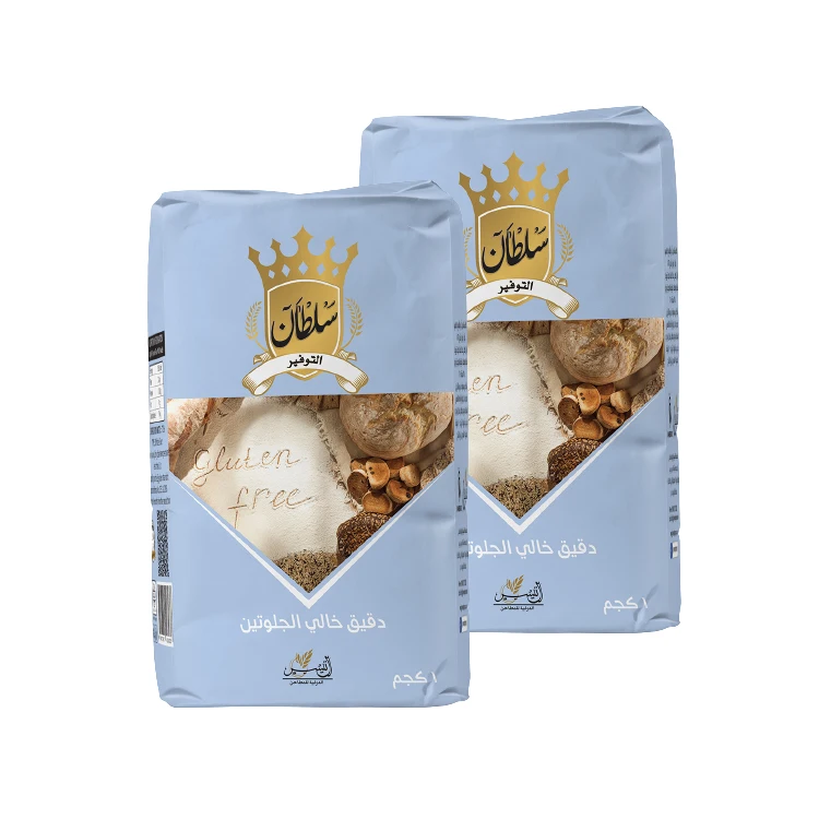 Натуральная пудра с высоким содержанием глютена, мука для хлеба, египетская смесь без глютена, рисовая упаковка без глютена
