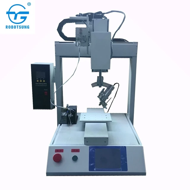 4 axis rotation USB Charging Cable Soldering Machine USB Wire Connector Soldering Machine with tin cleaning system wire solder machine