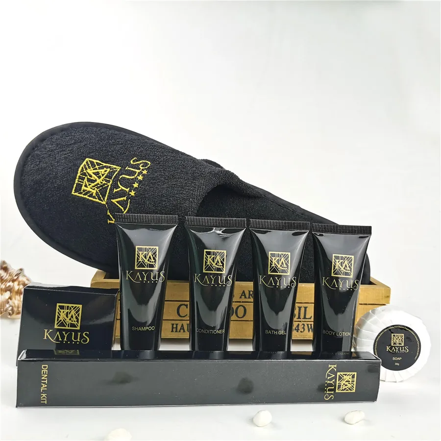 Luxury OEM 5 Star Disposable Toiletries Kit Accessories Set for Bathroom Hotel Amenities