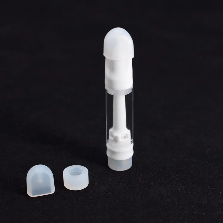 Оптовая продажа, новый дизайн, полностью керамический картридж для вейпа, резьба 510 с 4 отверстиями для входа