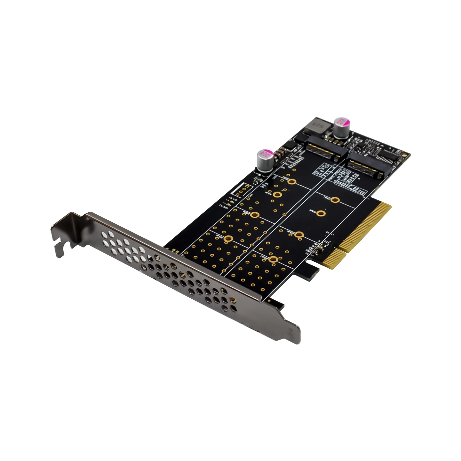 PCIe X8 M.2 ключ м SATA адаптер PCIE к NVME 22110 2280 2260 2242 2230 конвертер