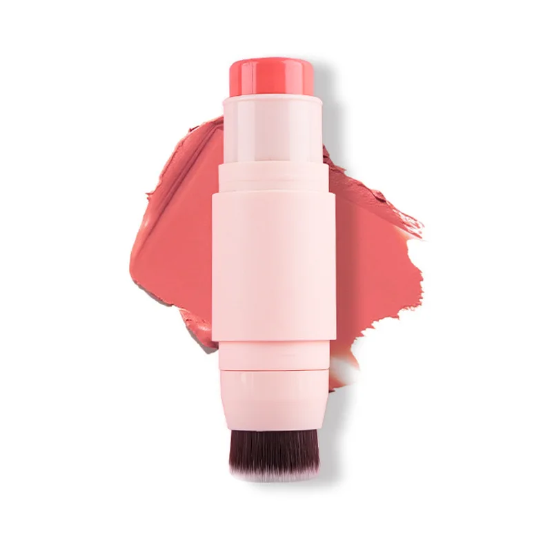MLM Custom Makeup Wholesale Waterproof Non-remover 3D Contour Double Head Brightening Blush Stick and Highlight Stick