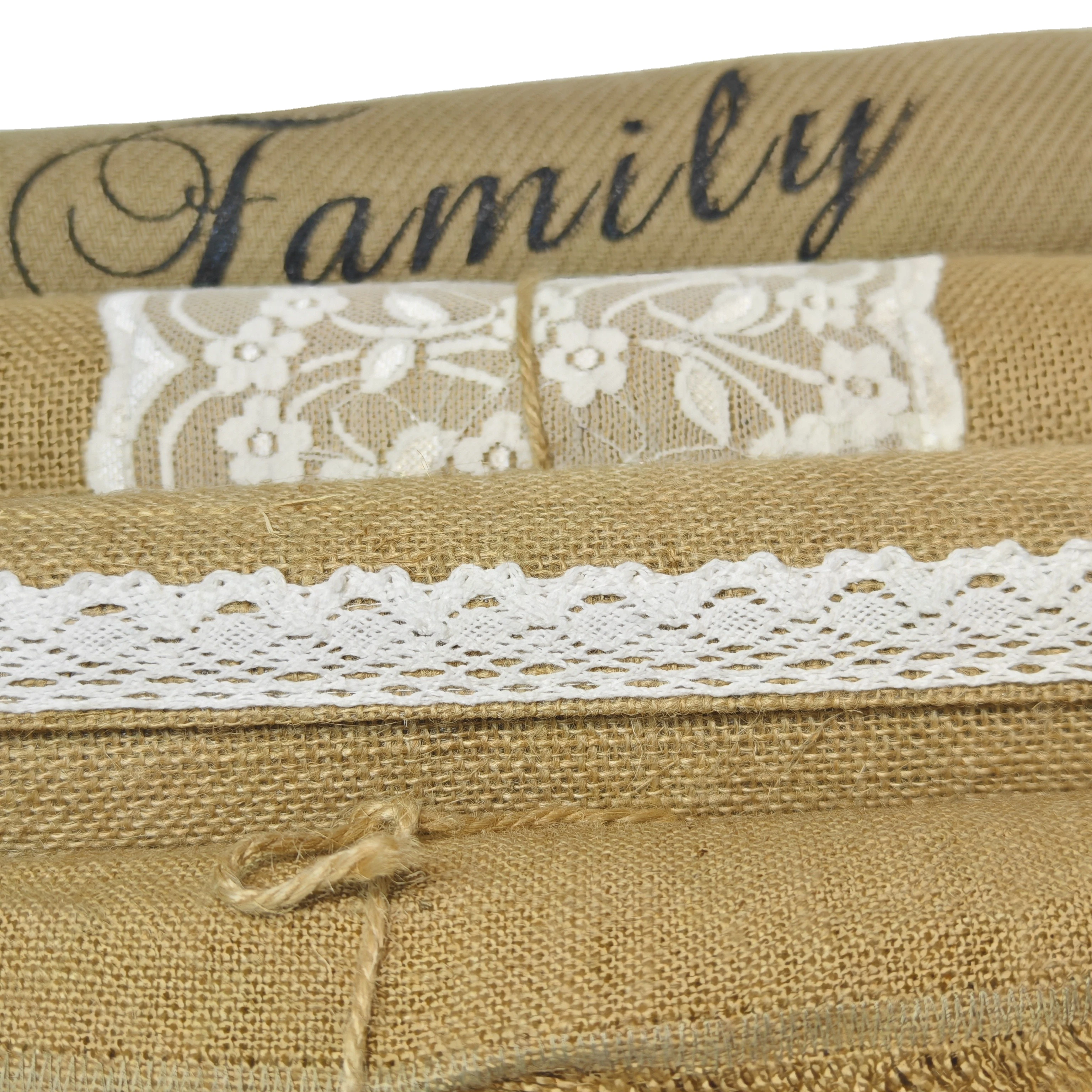 100% Jute Fiber  Fabric Table Runner   Roll Jute Fabric for Decoration