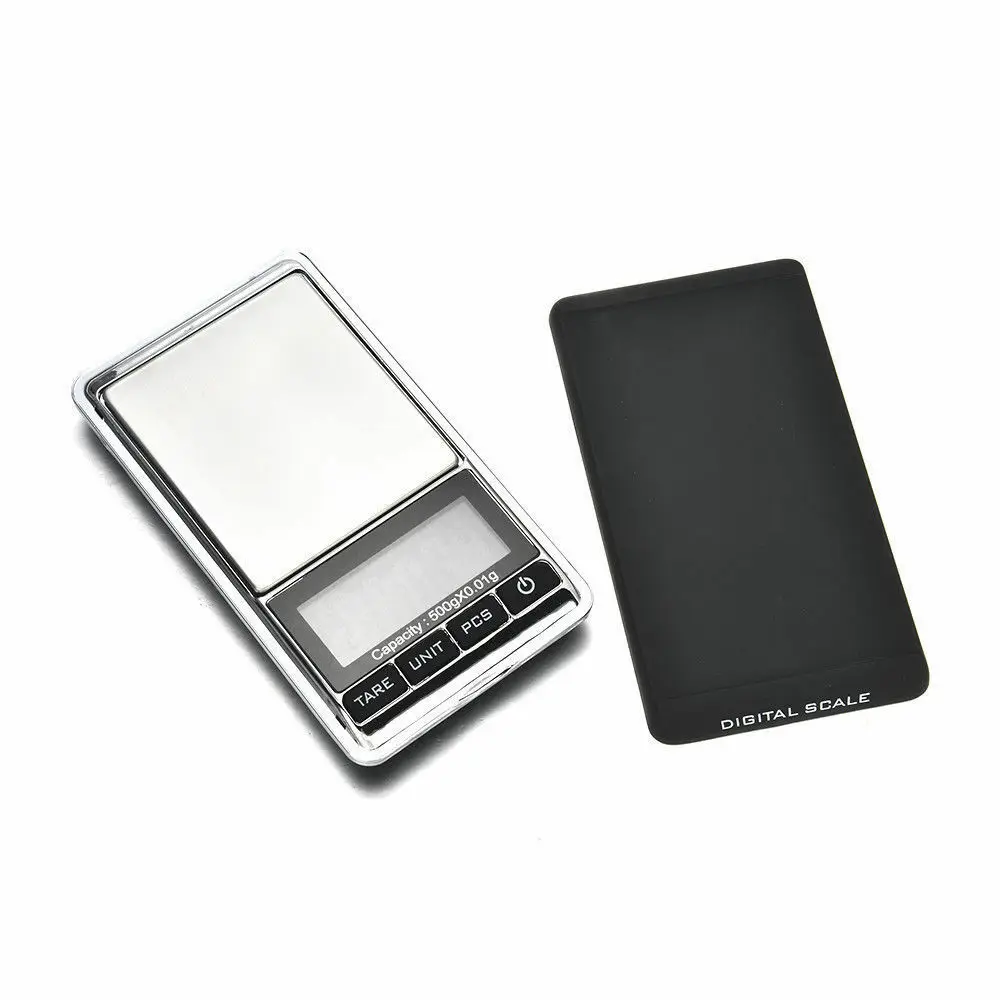 black mini digital pocket weight scale 500g 0.01g