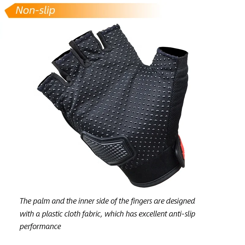 Motocentric Half Finger Motorcycle Racing Gloves Hard Shell Protective Bicycle Cycling Gloves Summer Motorbike Riding Equipment