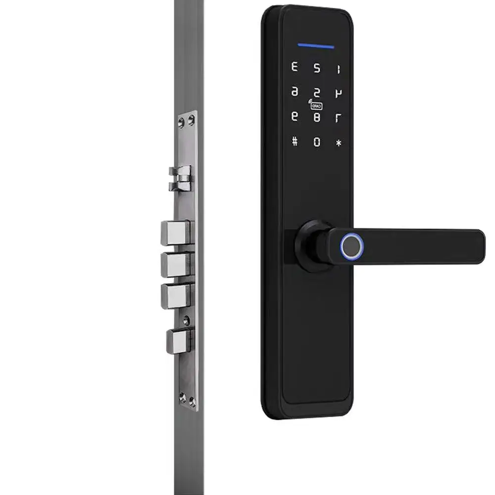 SK-d202 Hotel Home Electronics Smart Digital Smart Fingerprint Password Card Security Gate Door Lock For Apartment office
