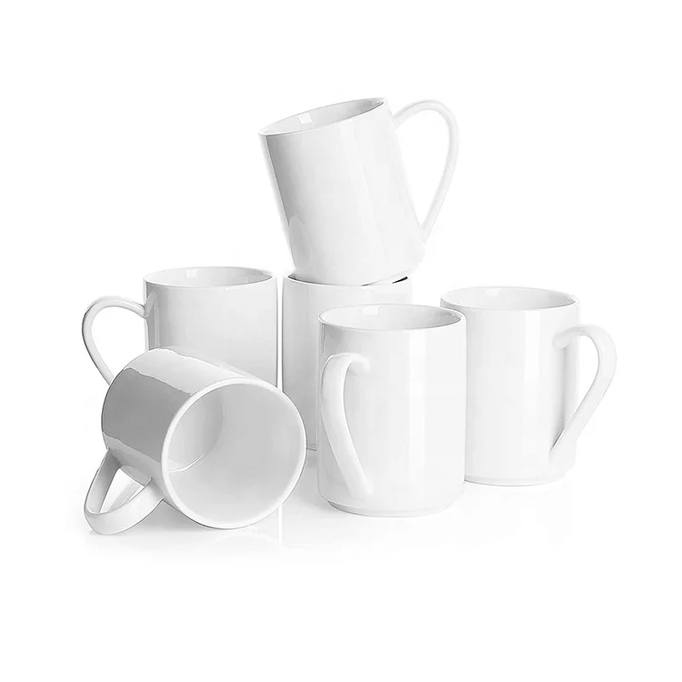 Ceramic blank sublimation cheap plain white coffee mug