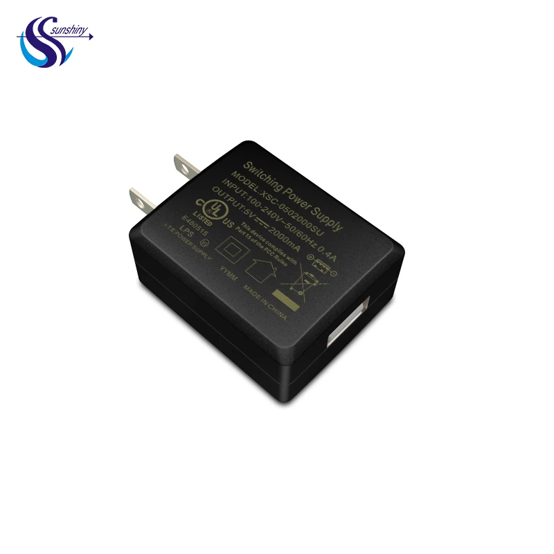 
Bulk sale AC DC usb power adapter quick charge 5v 2a smartphone mobile charger for home 