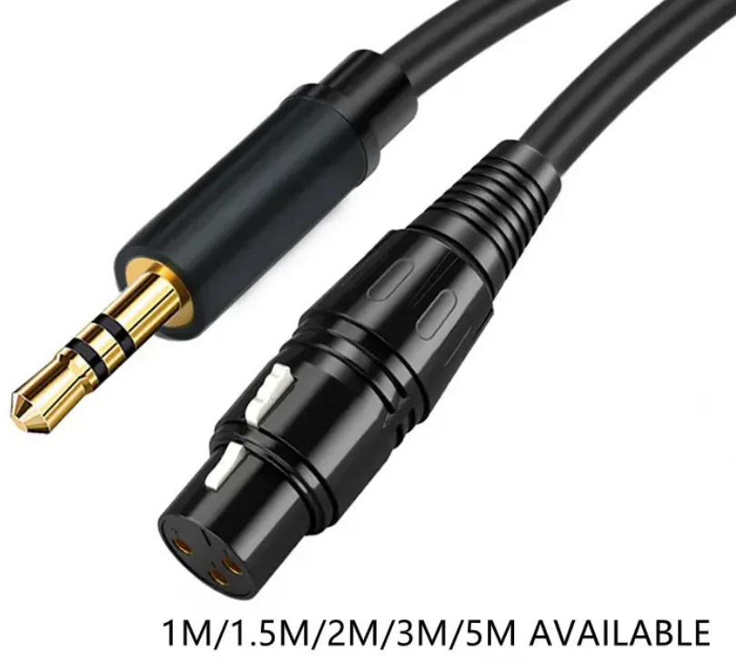 OEM XLR RCA Cable Hifi High End Audio 0.5M 1M 1.5M 2M 3M 5M Wholesale RCA Male to XLR Male Female Adapter Converter