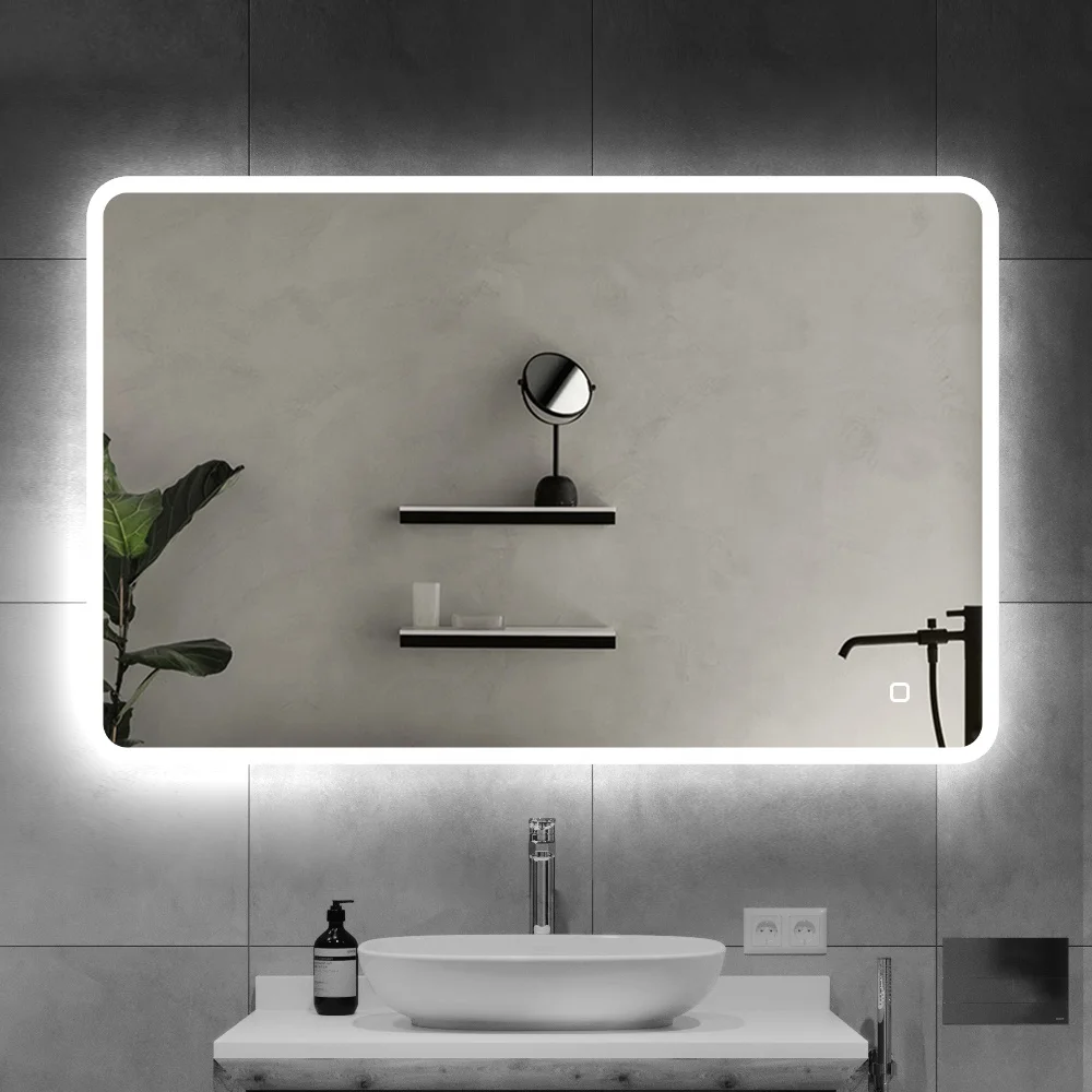 
Made in China high quality large vanity smart bathroom mirror with led light 