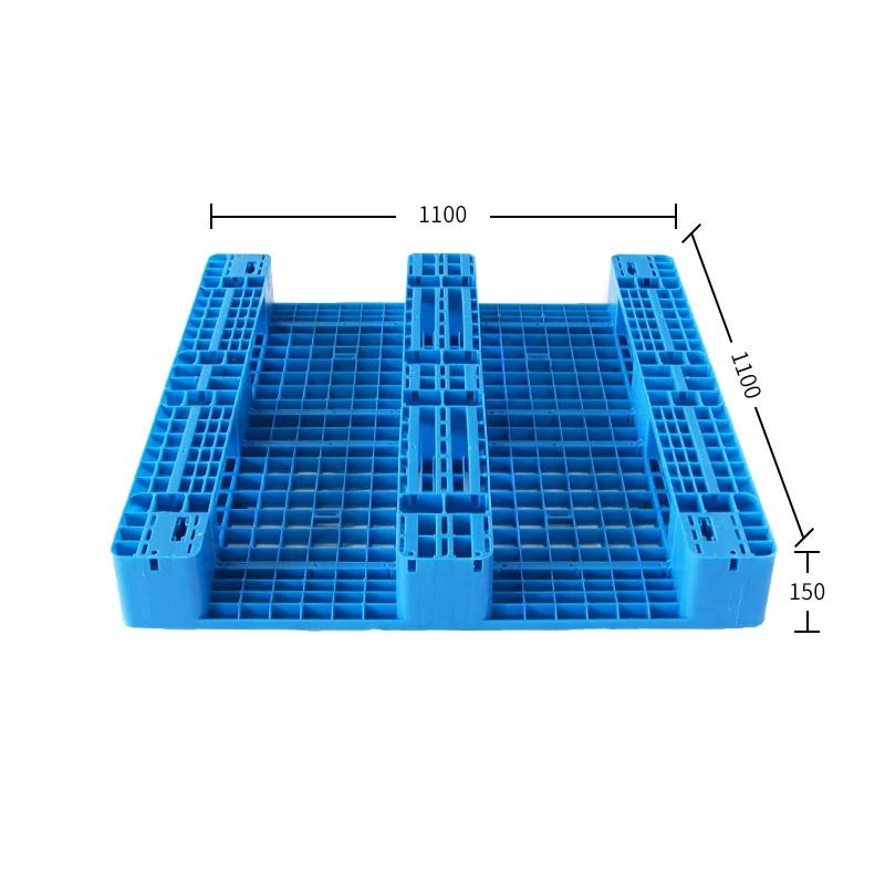 Cheap price light weight Signal Faced virgin HDPE Plastic 9 Feet Euro recycle plastic pallet For Sale