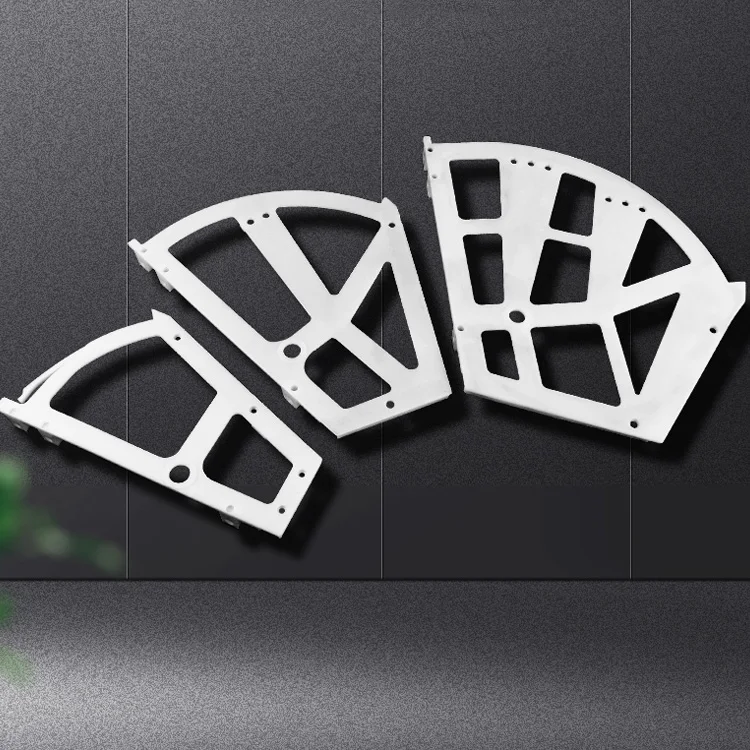 3-Layers Plastic Rack For Shoe Support, ABS Plastic Shoe Rack Bracket Folding Hinge