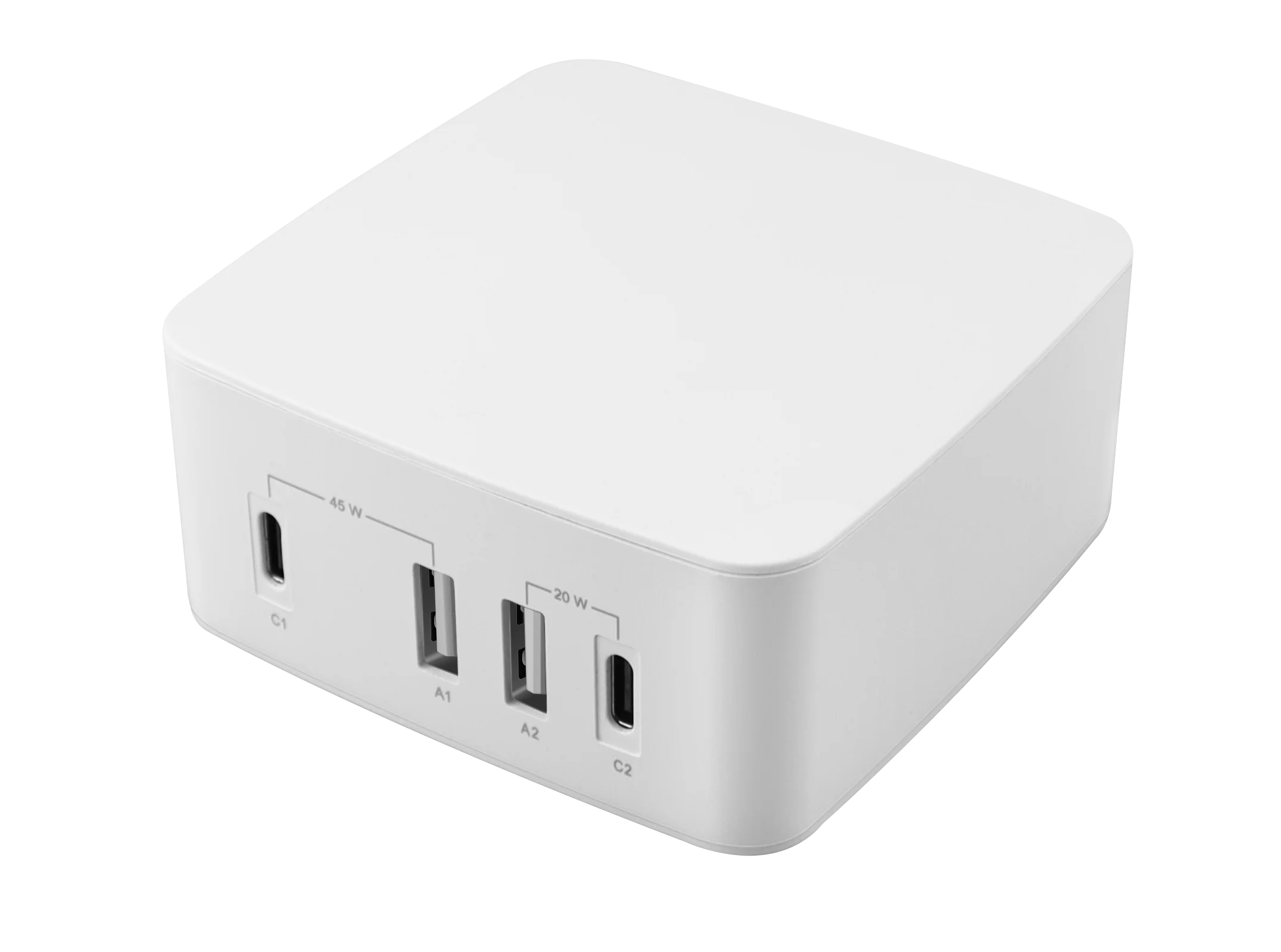  4 порта USB c PD 65W быстрое зарядное устройство type-c QC3.0 настольное для мобильного телефона ноутбук адаптер высокой скорости быстрой