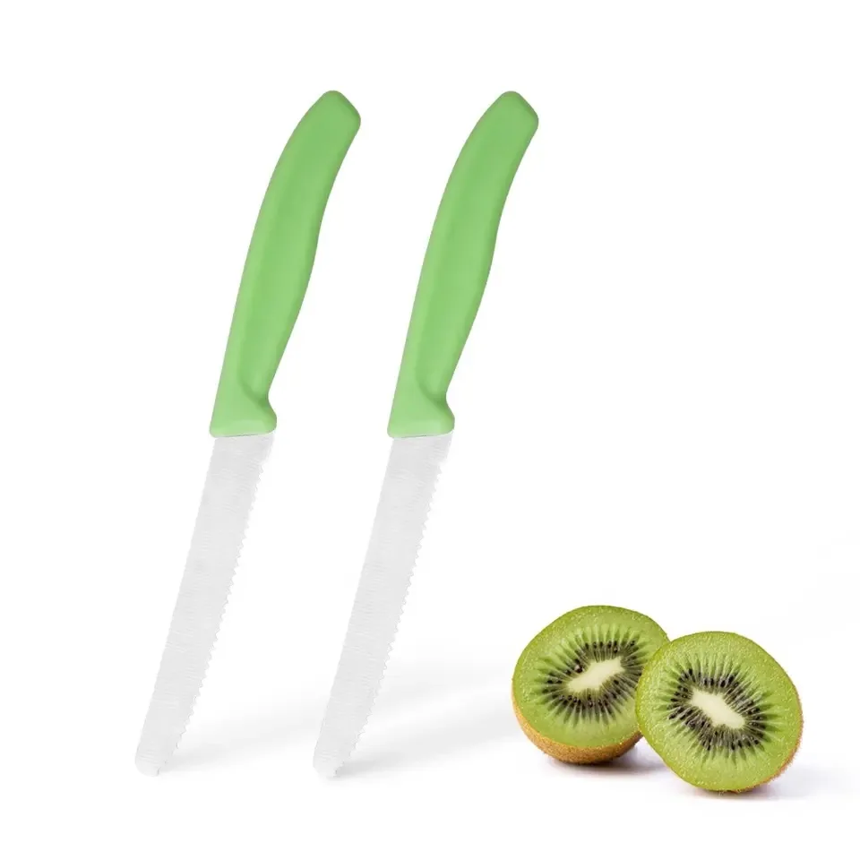 4 5 дюймов нож для стейка резки мяса приготовления с зубчатой ручкой Pp