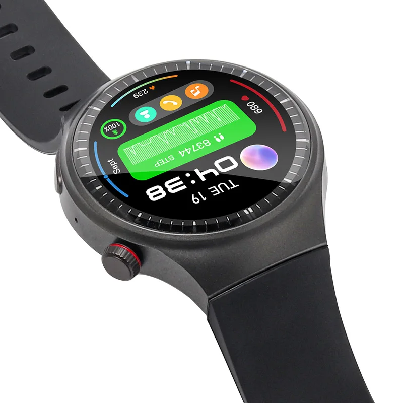 DM80 1.43 Inch AMOLED Round Screen IP67 Android GPS 4G Smart Watch Phone