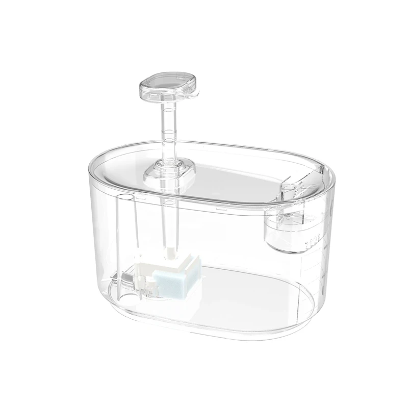 Automatic pet water dispenser Transparent Plastic Pet Feeder Water Food Cat Dog Bowl Pet drinker Water Fountain
