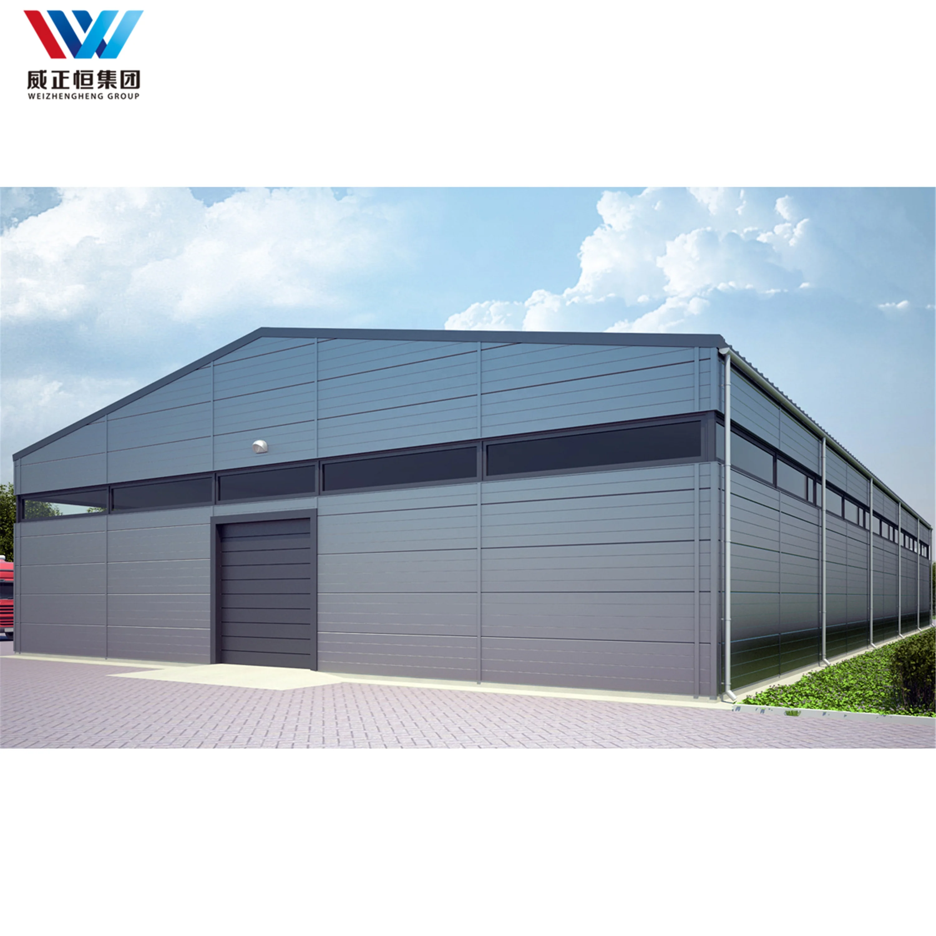 Hot selling professional design prefab steel structure factory warehouse building one stop fast build warehouse construction