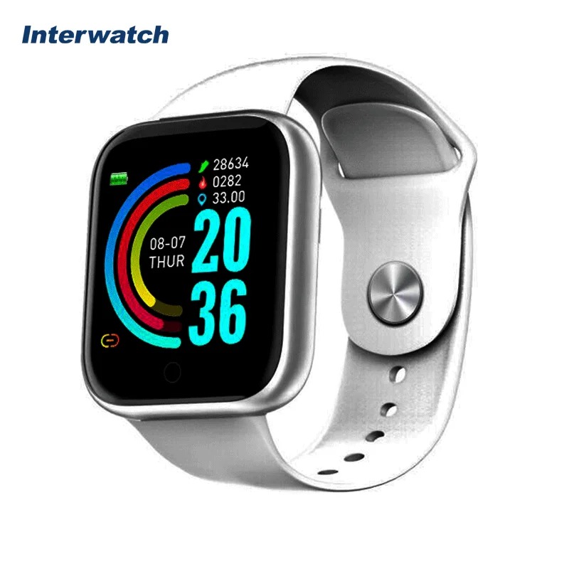 Interpad W17 Hot Selling Customized Touch Screen Bluetooth Smart Watch Digital Watch For Men Women