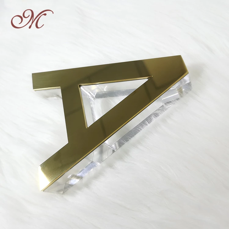 Custom Company Signs Logo 3D Solid Acrylic Metal Plate Letter Led Sign Outdoor Advertising Signage