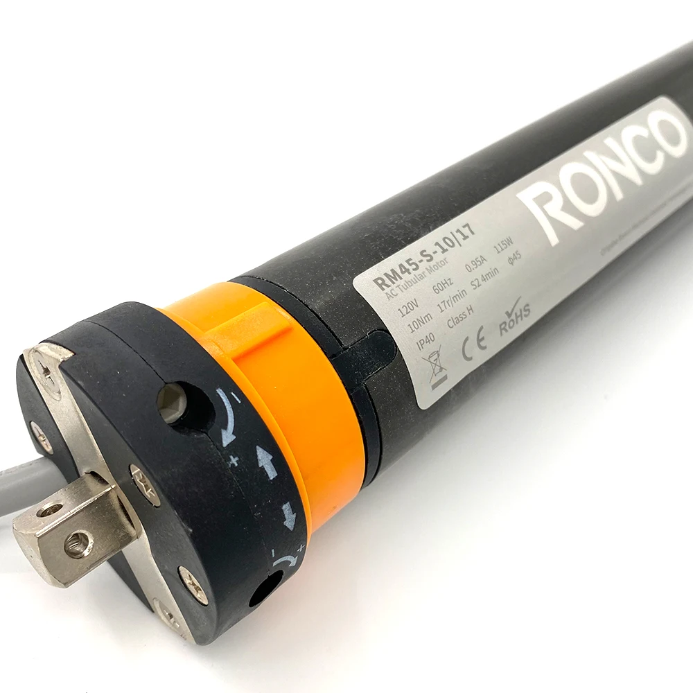 Ronco RM45 роликовый затвор, трубчатый двигатель переменного тока с сертификацией CCC
