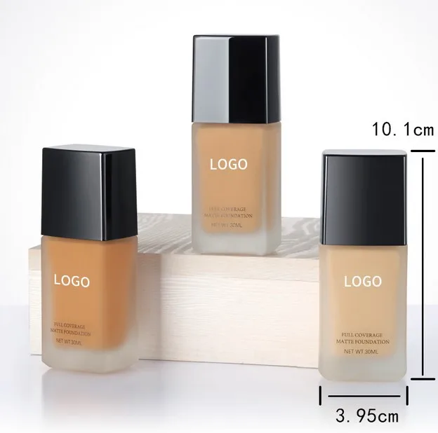 Free Sample Private label  Foundation Waterproof Full Coverage Foundation wholesales