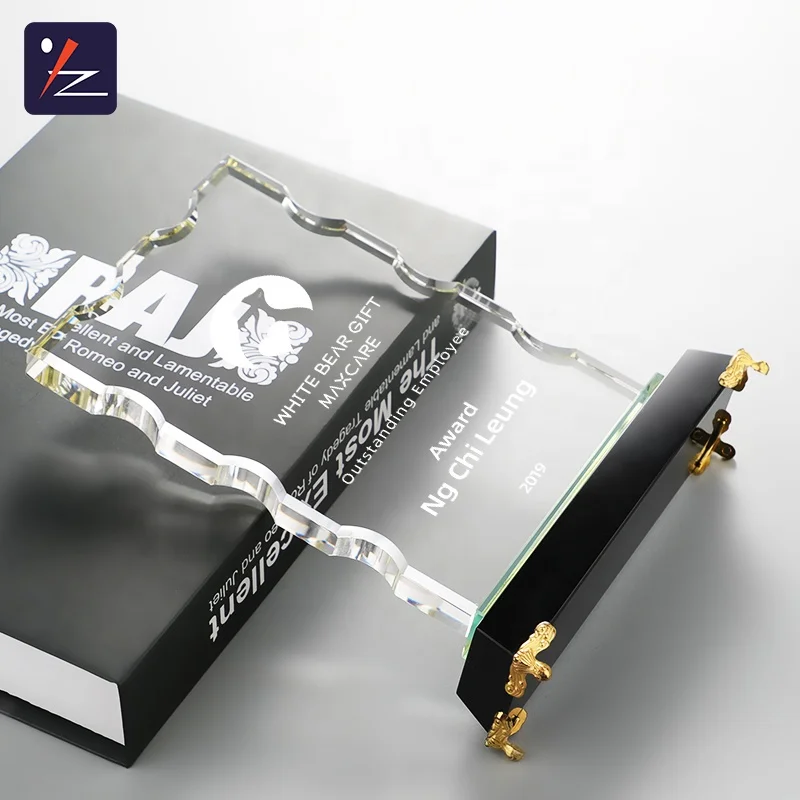 Wholesale new design crystal trophy award