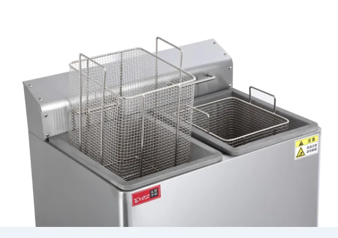 2 Tank 2 Basket used gas deep fryer commercial