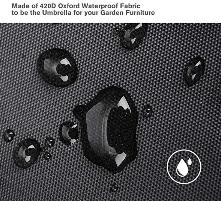 Portable High Quality Oxford Cloth Foldable Waterproof Dust-proof Square Table Furniture