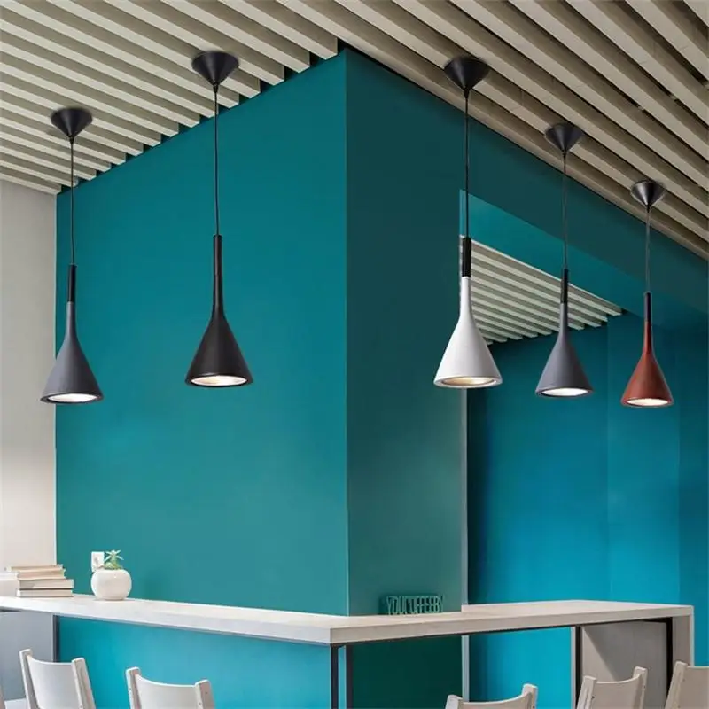 Nordic Pendant Lights Creative Modern Minimalist Restaurant bar Macaron Small Lamps