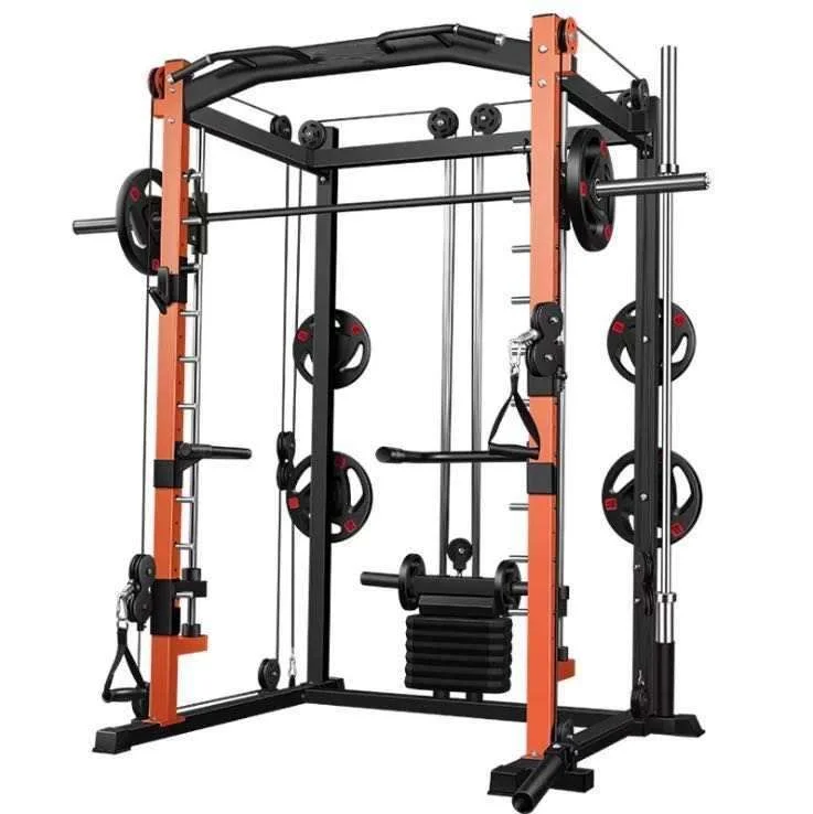 Wholesale Fitness Equipment Indoor Home  Adjustable Barbell Squat  Power Rack  For Strength Training