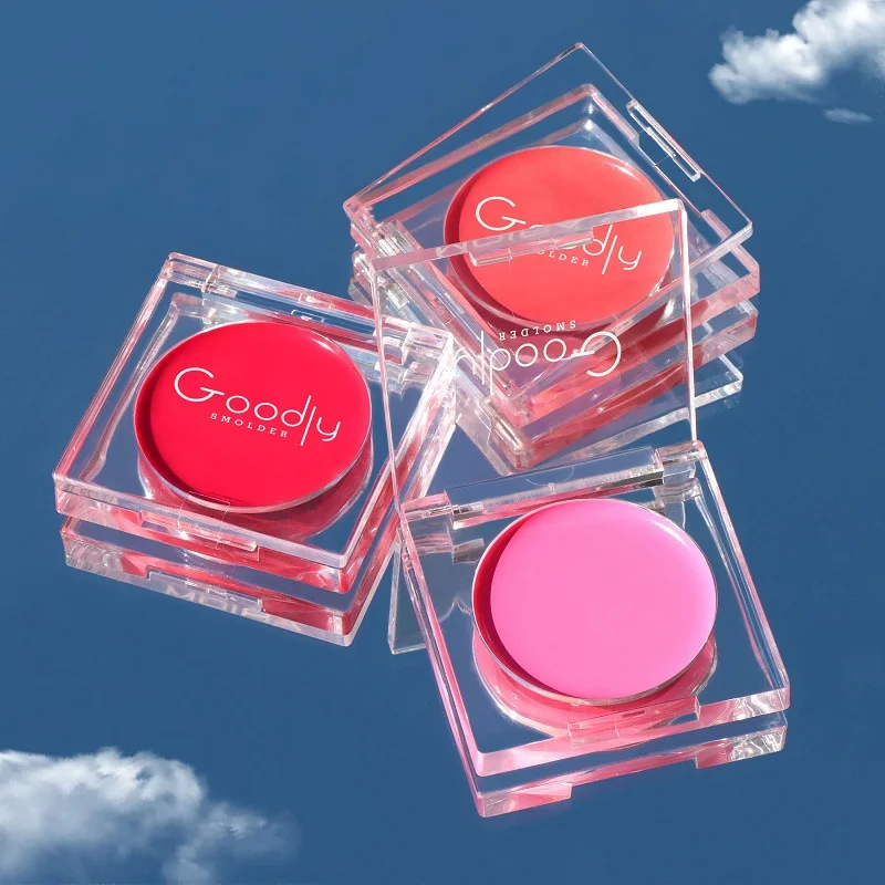 Goodly Smolder Wholesale Makeup Natural Beautiful Lightweight Buildable Cream Cheek  Customer Brand Cream Blush
