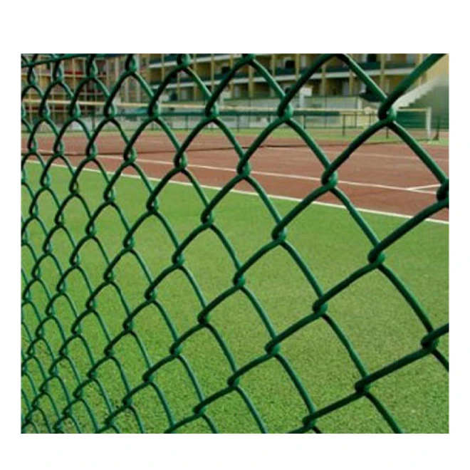 Pvc coated / farm galvanized  6ft cyclone diamond wire mesh chain link fence /sport fence