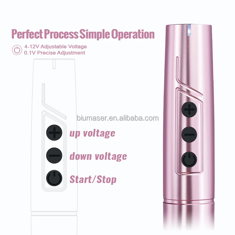 2024 Trend Dermografo Wireless Permanent Makeup Machine for Eyebrow Lip Tattoo With Rechargeable Battery