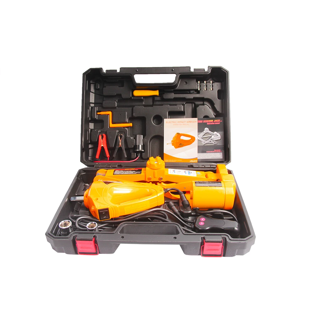 factory outlet 2T portable electric car jack and wrench set